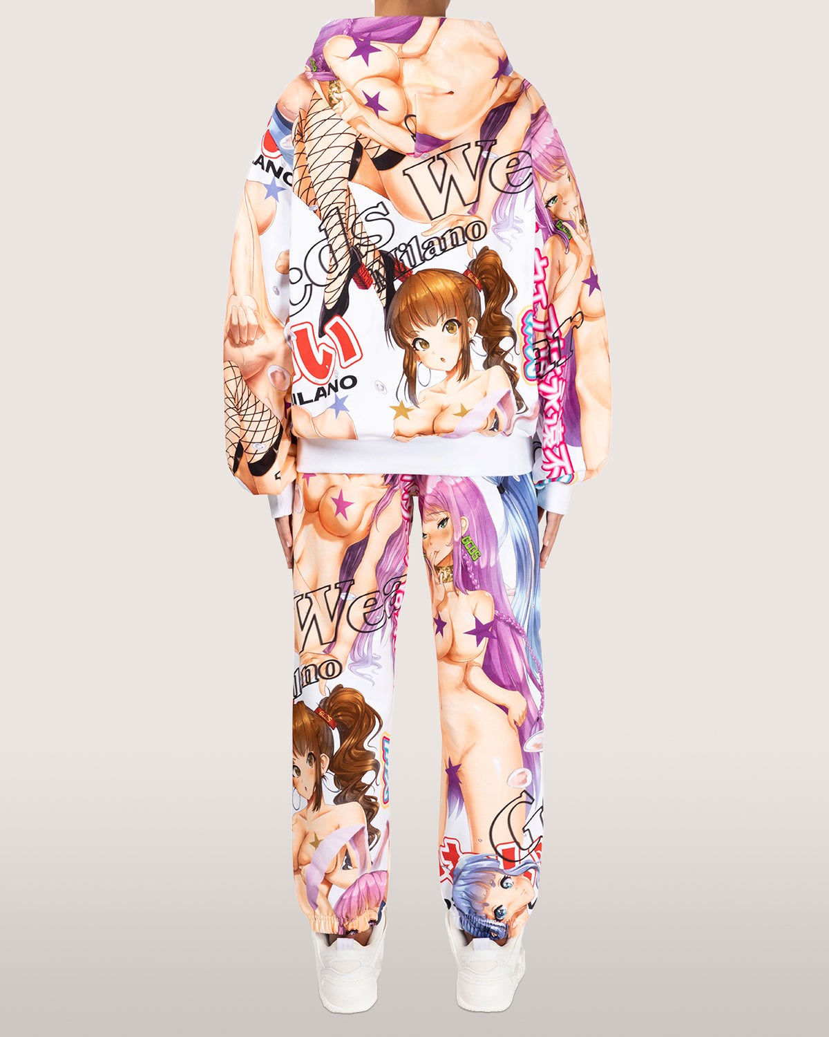Sweat À Capuche GCDS Hentai Hoodie Homme Multicolore | 425701-DVB