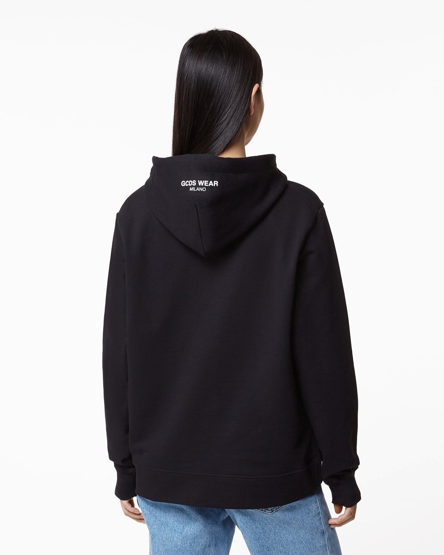 Sweat À Capuche GCDS Lunar New Year Hoodie Femme Noir | 259436-SNQ