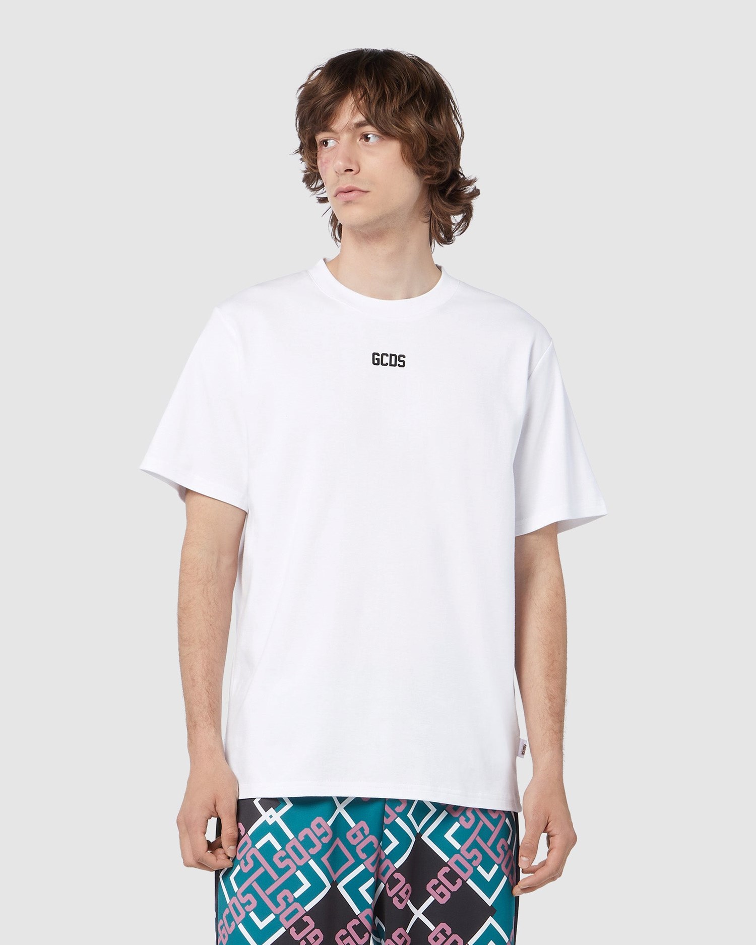 T Shirts GCDS Eco Logo Regular T-shirt Femme Blanche | 068349-GWO