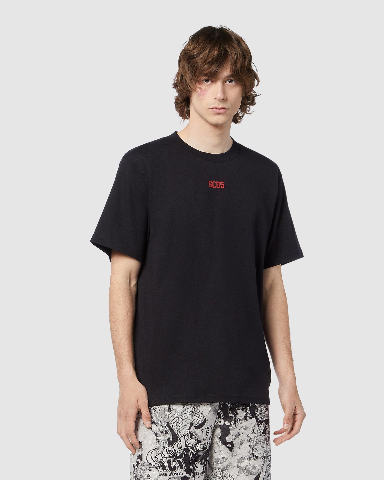 T Shirts GCDS Eco Logo Regular T-shirt Femme Noir | 274159-PRN