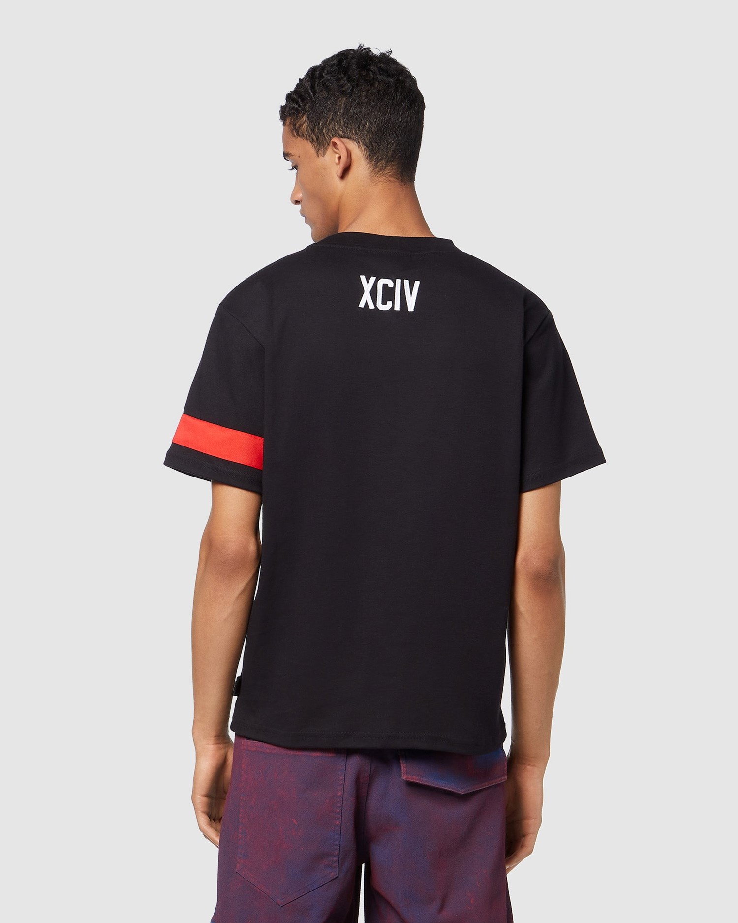 T Shirts GCDS Logo Regular T-shirt Homme Noir | 975281-BDX