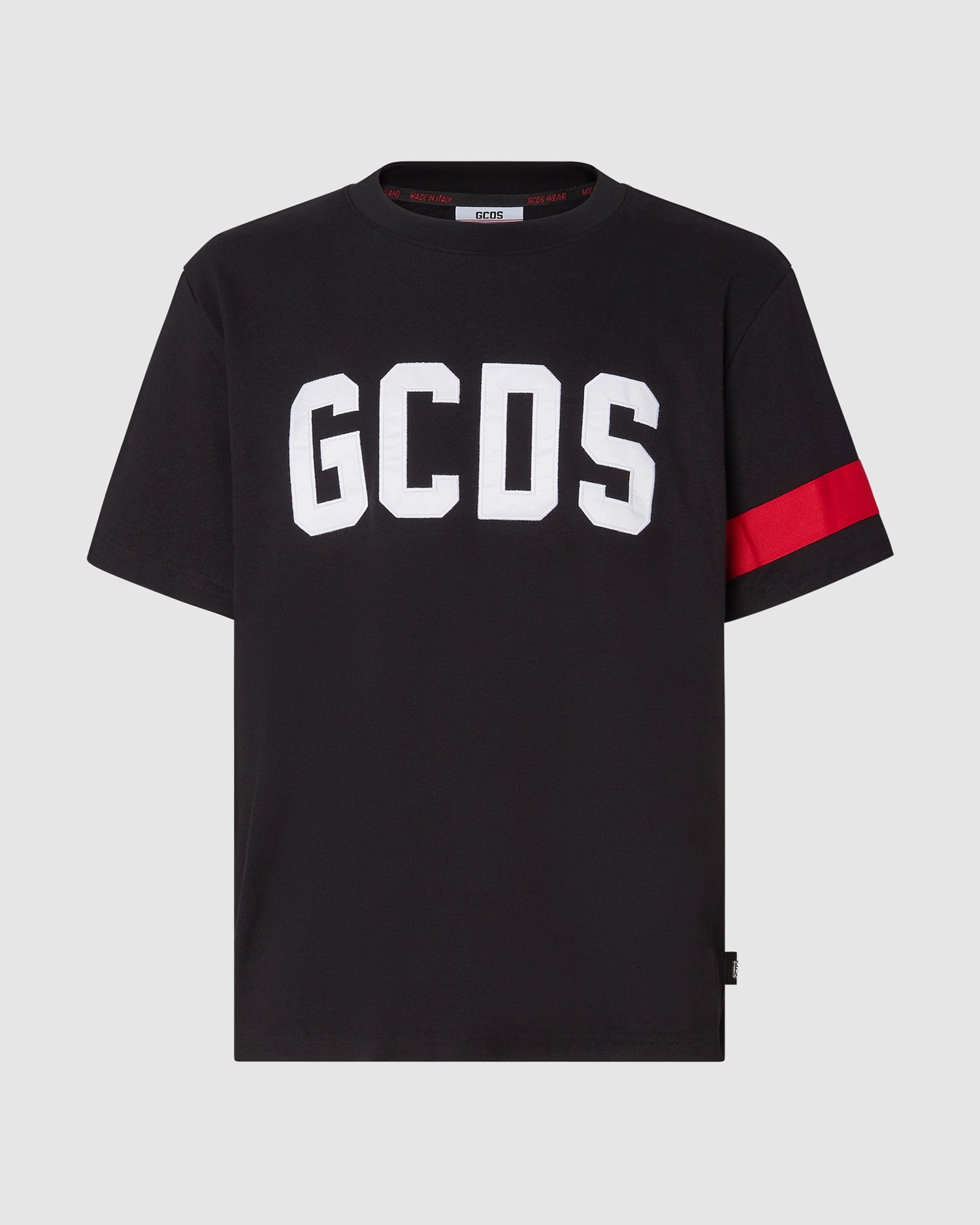 T Shirts GCDS Logo Regular T-shirt Homme Noir | 975281-BDX