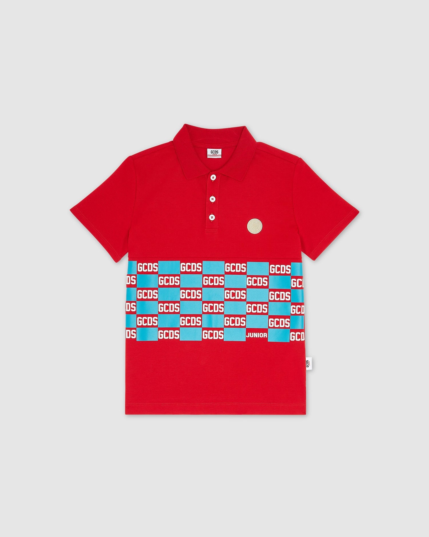 T Shirts GCDS Polo Enfant Rouge | 157623-OPM