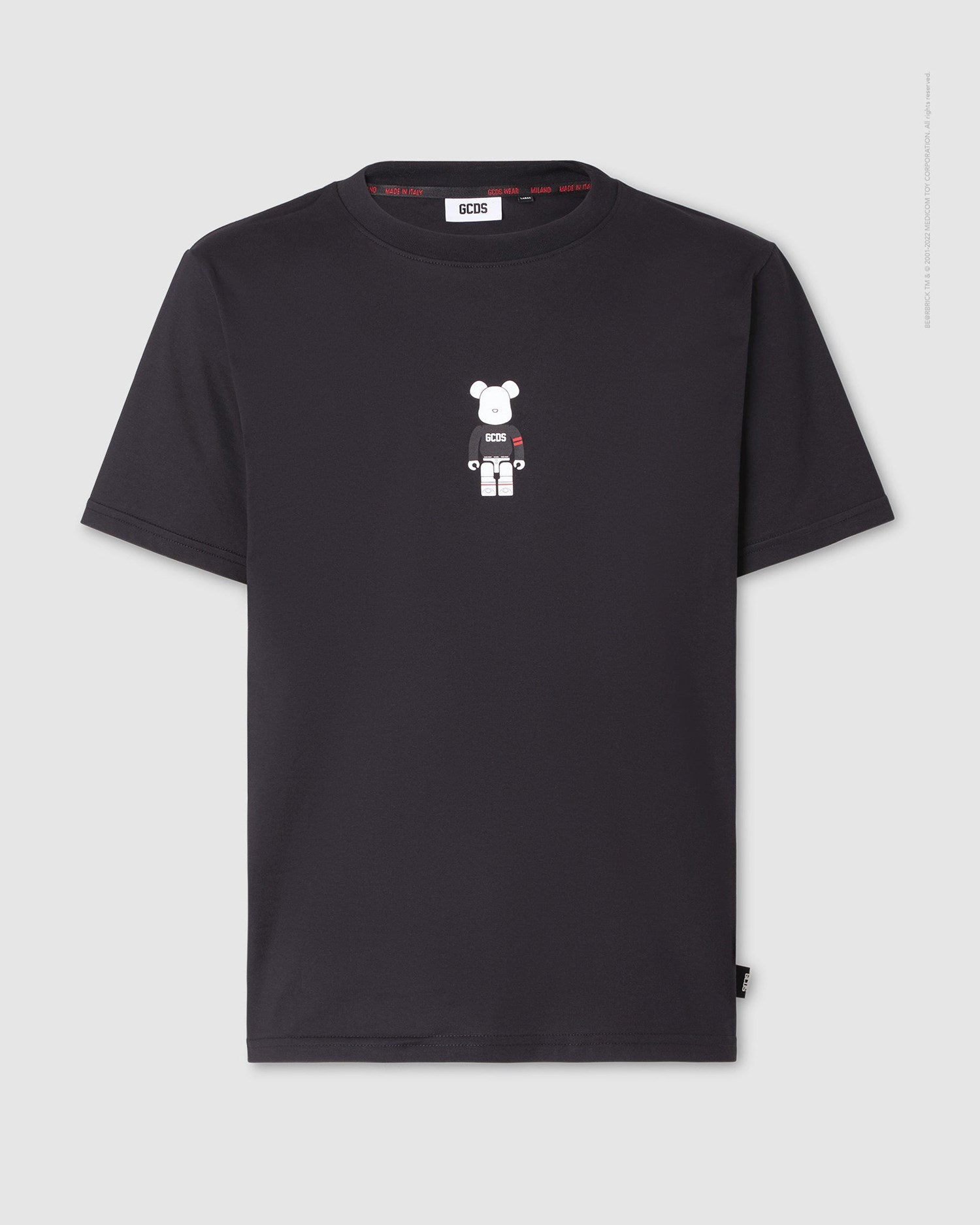 T Shirts GCDS X Bearbrick T-shirt Femme Noir | 564912-GSN