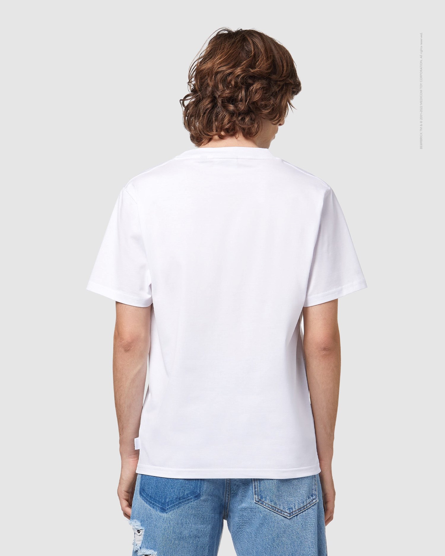 T Shirts GCDS X Bearbrick T-shirt Homme Blanche | 183796-VEB