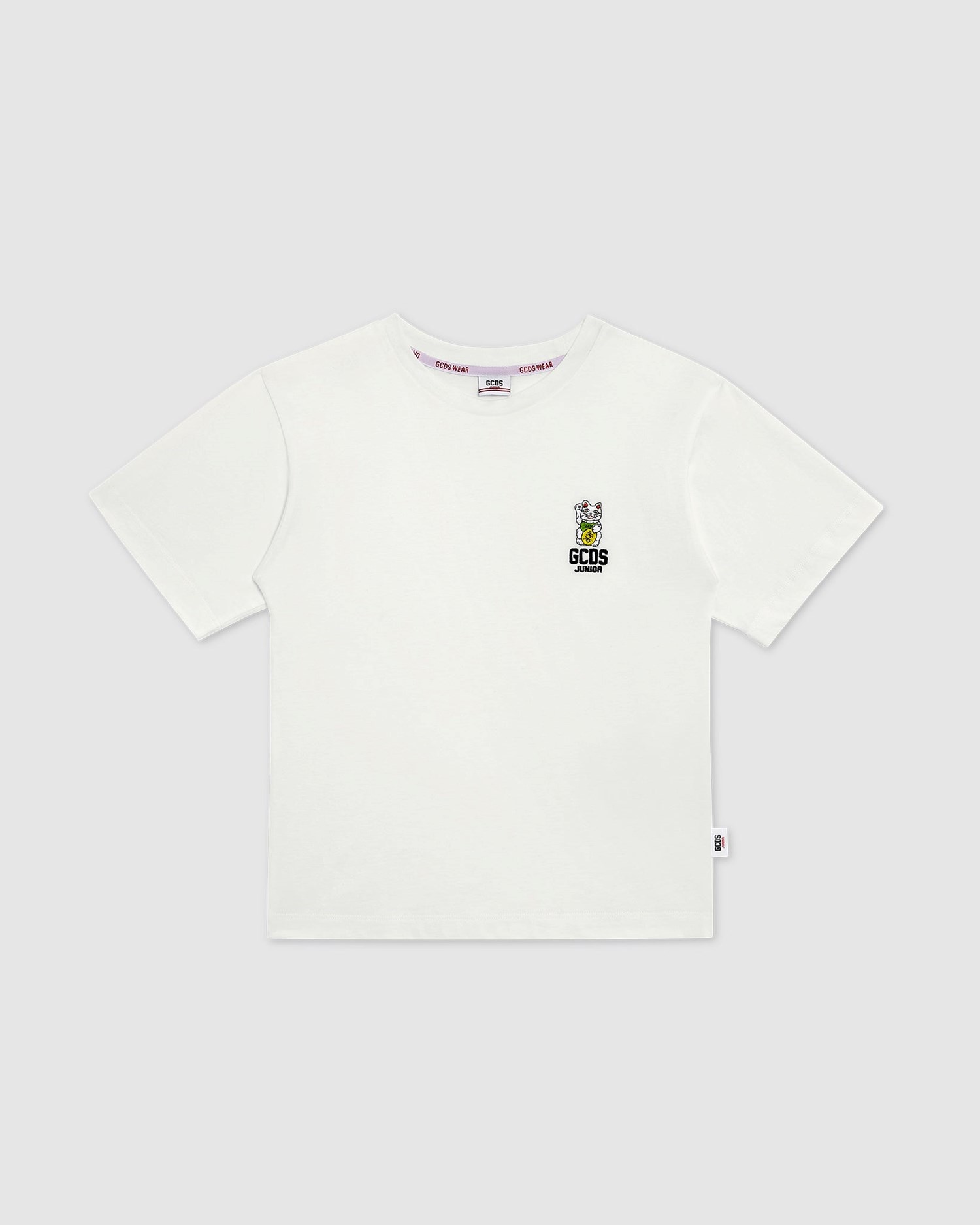 T Shirts GCDS Kittho T-shirt Enfant Blanche | 172965-KIA
