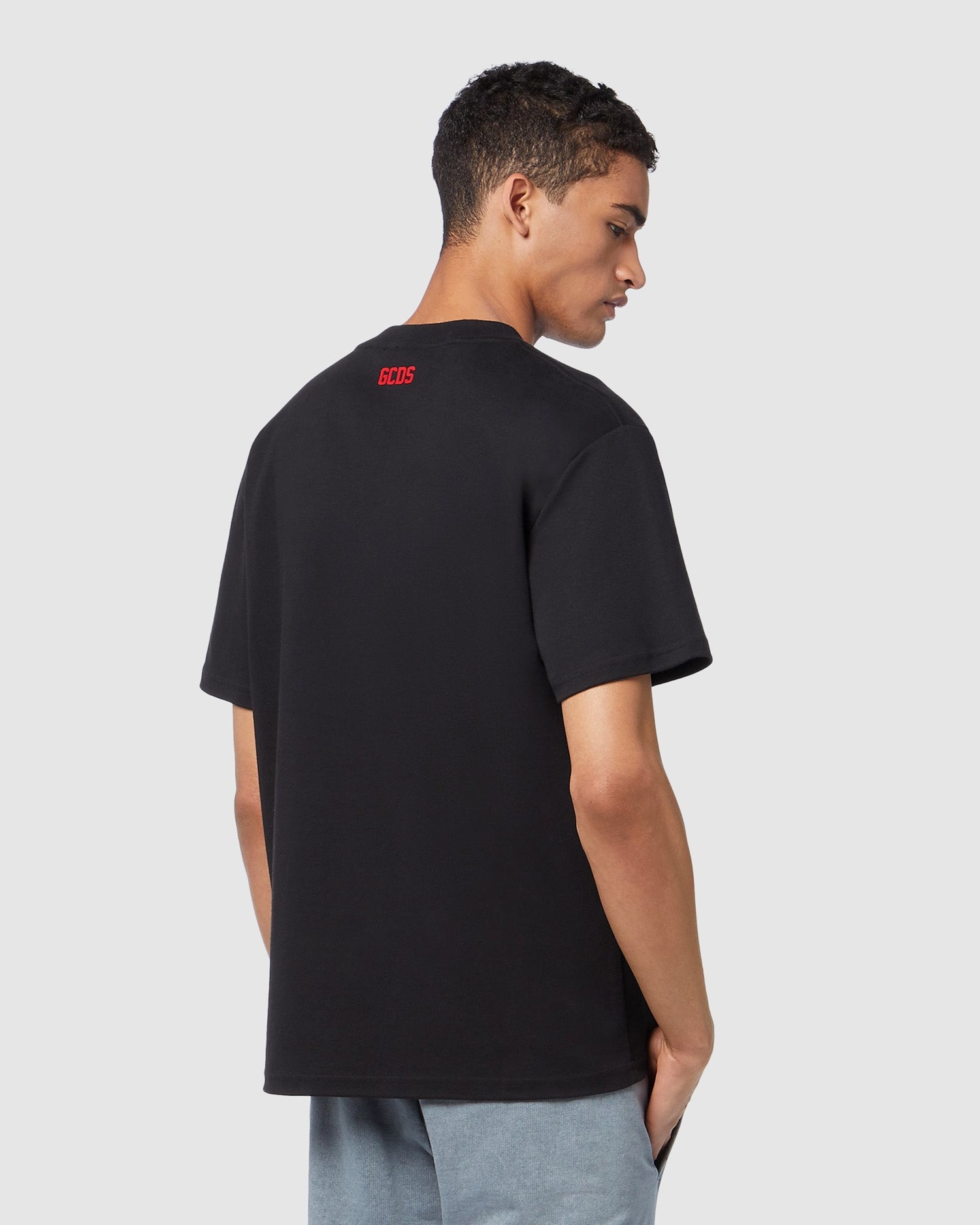 T Shirts GCDS Nightmares Printed Regular T-shirt Homme Noir | 982634-FGE
