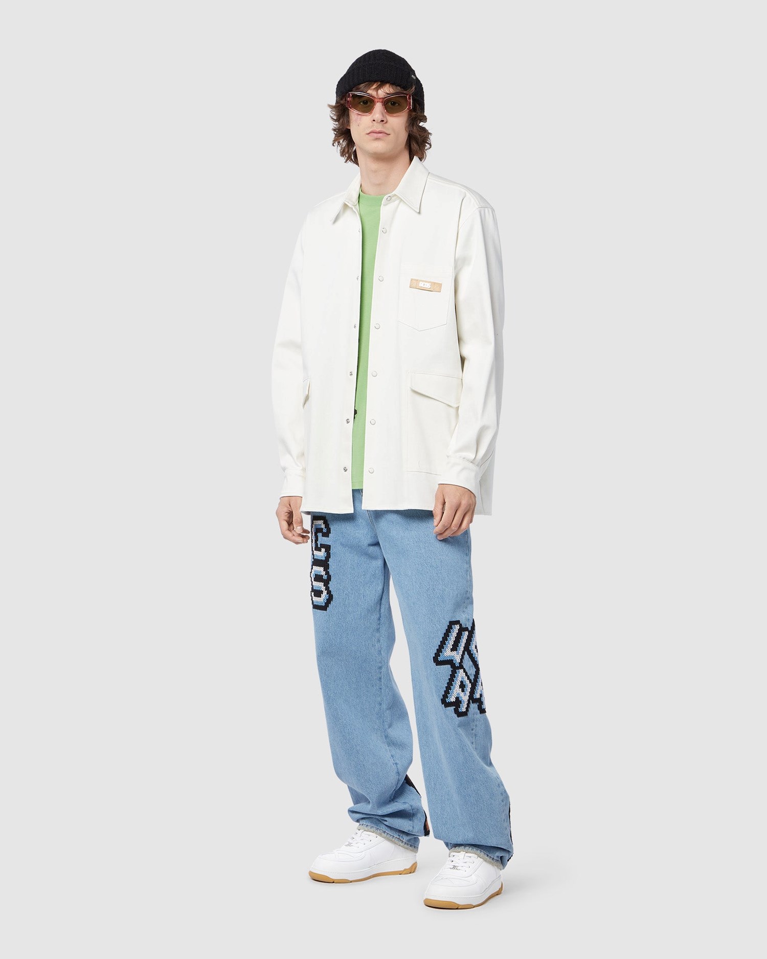 T Shirts GCDS Plush Regular T-shirt Homme Vert | 394510-GYZ
