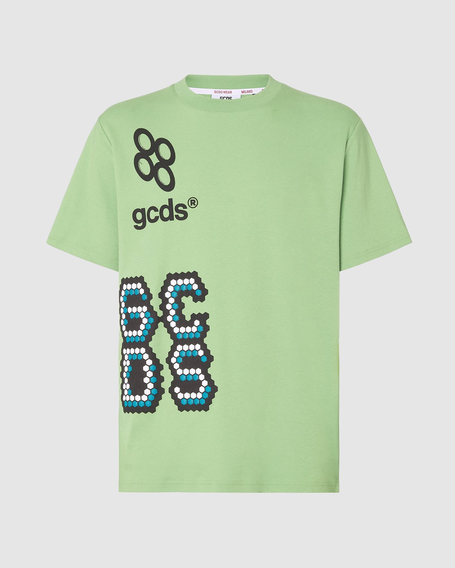 T Shirts GCDS Plush Regular T-shirt Homme Vert | 394510-GYZ