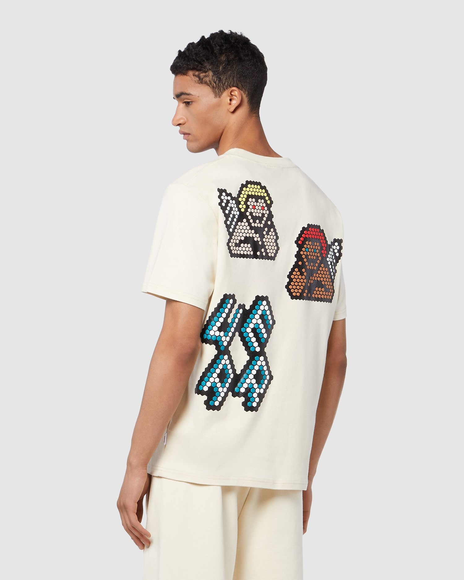 T Shirts GCDS Plush Regular T-shirt Homme Grise | 410396-CBJ