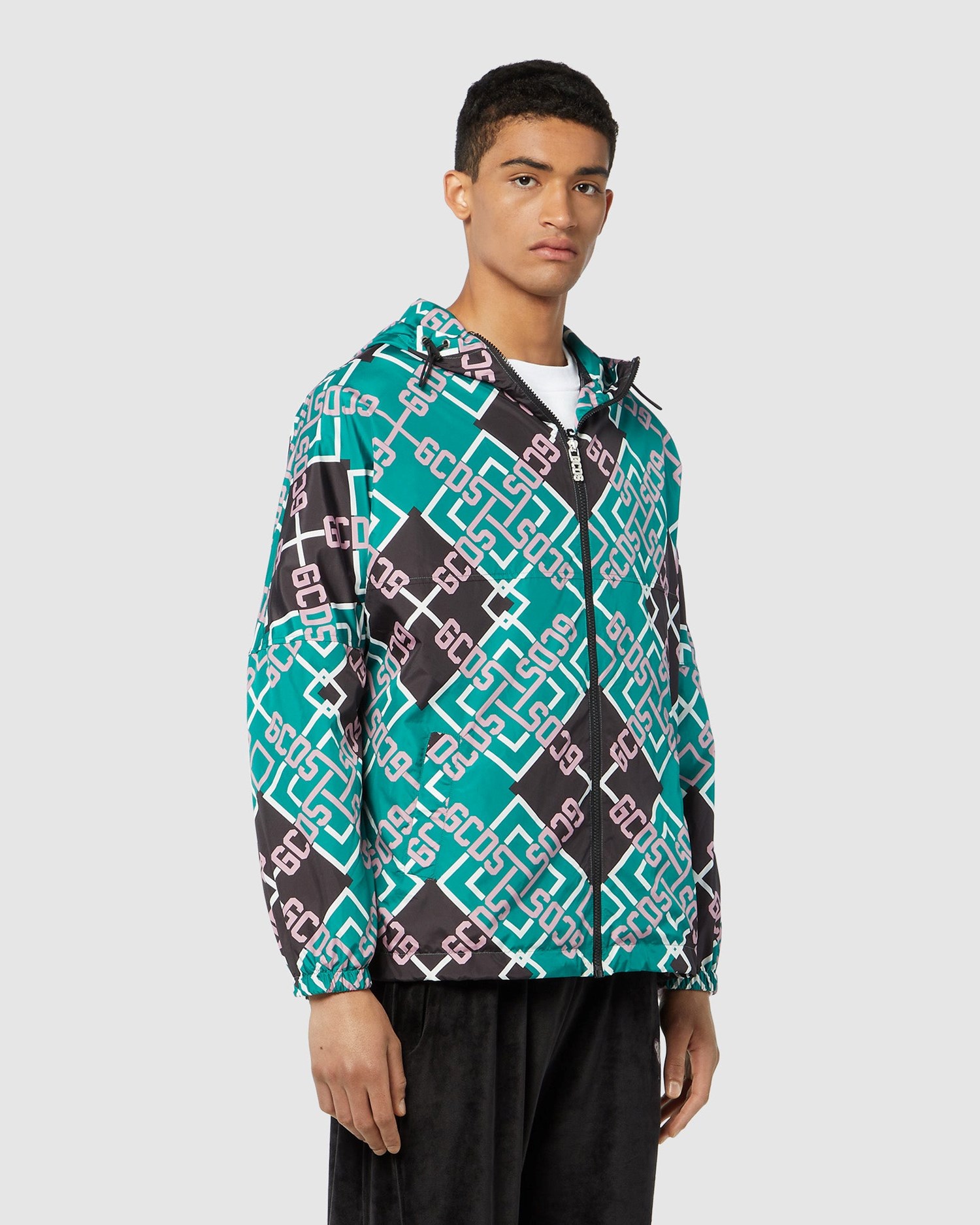 Vestes GCDS Capri Oversized Bomber Femme Bleu | 672183-DQN