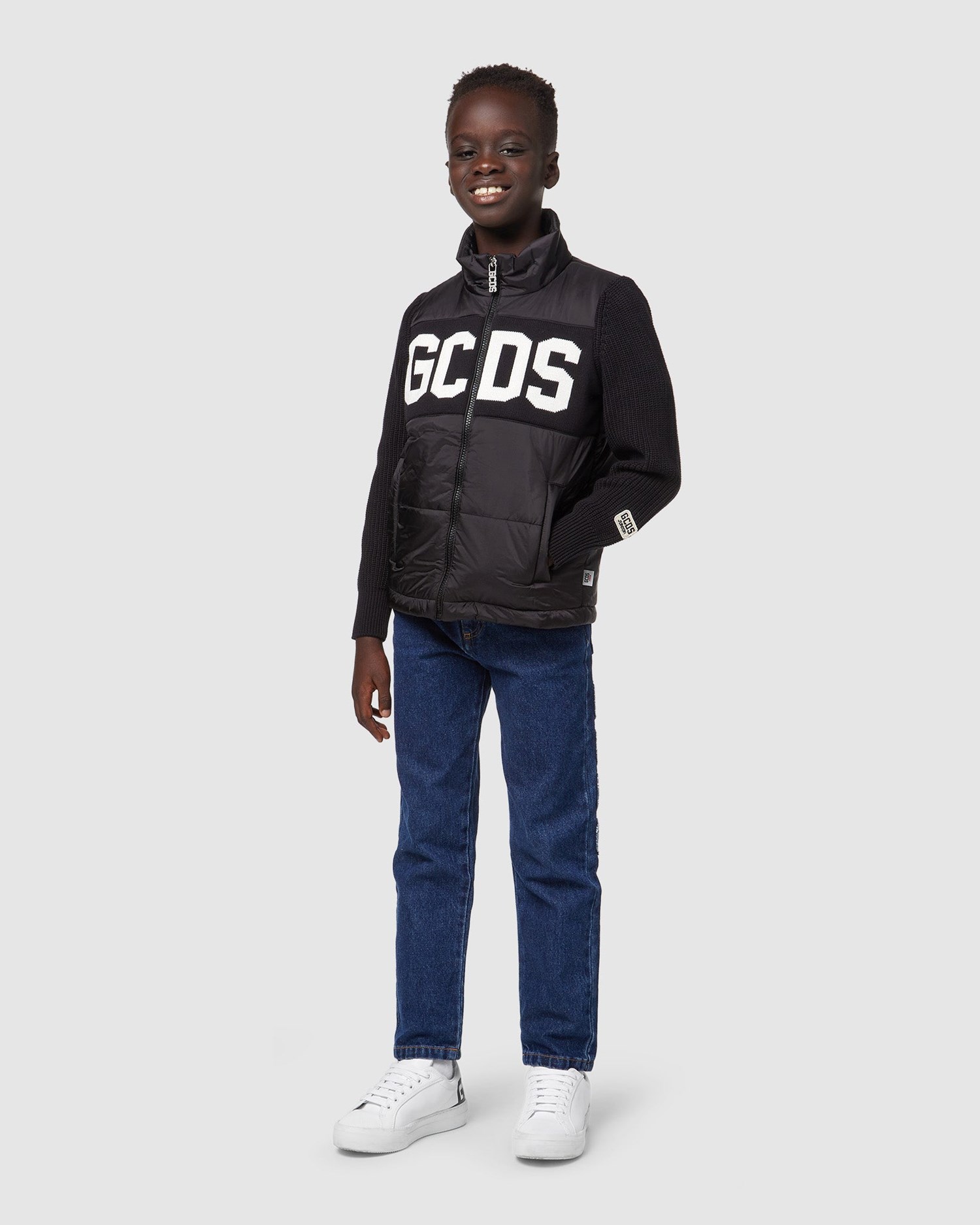 Vestes GCDS Capri Oversized Bomber Femme Bleu | 672183-DQN