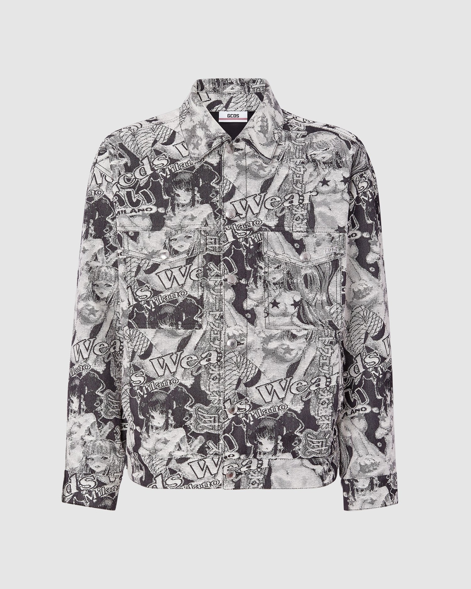 Vestes GCDS Hentai Denim Jacket Homme Noir | 629107-RFN