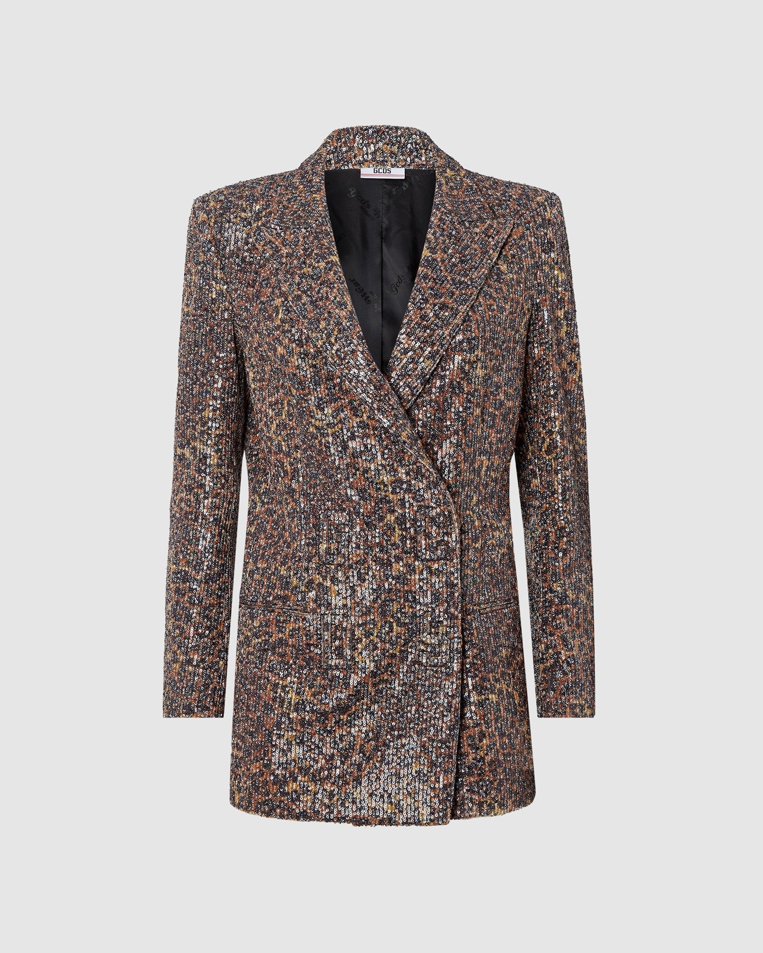 Vestes GCDS Leopard Sequin Jacket Femme Multicolore | 082719-NSK